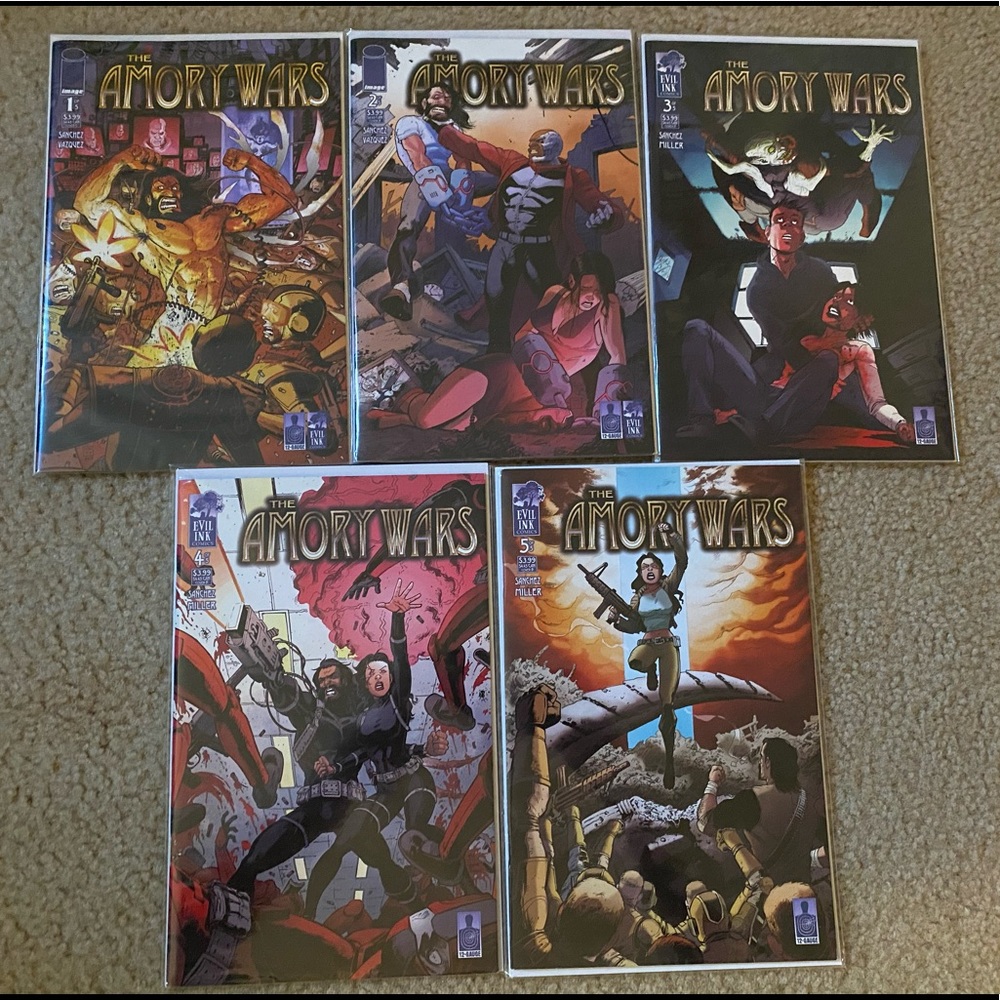 The Amory Wars Comics 1-5 (Coheed and Cambria)